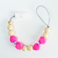 Держатель для соски - пустышки &laquo;Краски лета&raquo;, силиконовый, виды МИКС