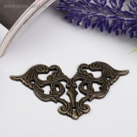 Уголок металл "Ажурный" (набор 2 шт) 4,5х4,5 см Уголок металл "Ажурный" (набор 2 шт) 4,5х4,5 см