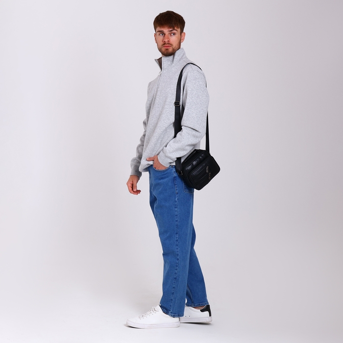 Сумка мужская, цвет чёрный Сумка мужская, цвет чёрный