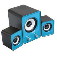 Компьютерные колонки 2.1 LuazON LPCK-02, 2x3Вт, сабвуфер 5Вт, 80дБ, Jack 3.5, USB, синяя Компьютерные колонки 2.1 LuazON LPCK-02, 2x3Вт, сабвуфер 5Вт, 80дБ, Jack 3.5, USB, синяя
