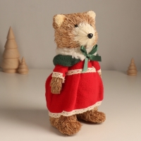 Декор "Мишутка в платье" 10х10х21 см Декор "Мишутка в платье" 10х10х21 см