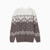 Новый год. Джемпер вязаный KAFTAN Scandinavia размер 56, серый