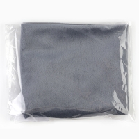 Лоскут для рукоделия, плюш, тёмно-серый, 50 &times; 50 см