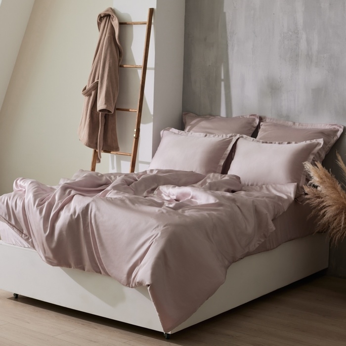 Простыня SL Home Tencel 235*260 см , цв. пудра Простыня SL Home Tencel 235*260 см , цв. пудра