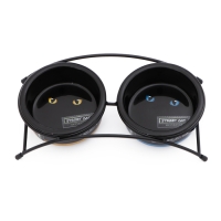 Миски керамические на подставке 2 х 250 мл Миски керамические на подставке 2 х 250 мл