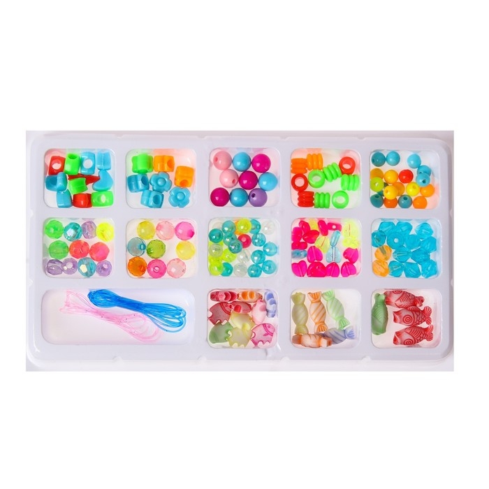 Набор для творчества «Студия украшений», Холодное сердце, 13 видов бусин Набор для творчества «Студия украшений», Холодное сердце, 13 видов бусин