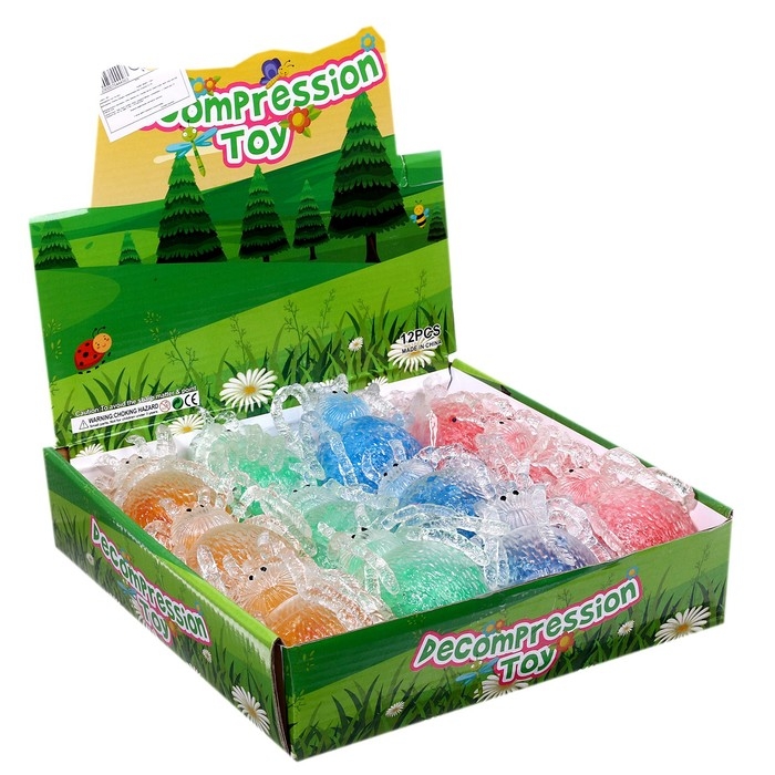 Мялка &laquo;Паук&raquo; с гидрогелем, цвета МИКС