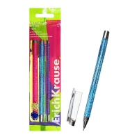Набор ручек шариковых 4 штуки, ErichKrause ULTRA-20 Stick Glitter, узел 0.7 мм, чернила синие, длина линии письма 2000 метров Набор ручек шариковых 4 штуки, ErichKrause ULTRA-20 Stick Glitter, узел 0.7 мм, чернила синие, длина линии письма 2000 метров