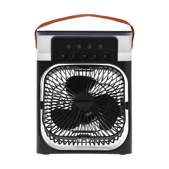 Портативный вентилятор LOF-06, с функцией увлажнителя, 3 скорости, питание USB, чёрный Портативный вентилятор LOF-06, с функцией увлажнителя, 3 скорости, питание USB, чёрный