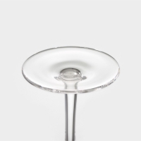 Бокал для вина стеклянный Magistro &laquo;Жемчуг&raquo;, 300 мл, 8,5&times;22 см, с золотой отводкой