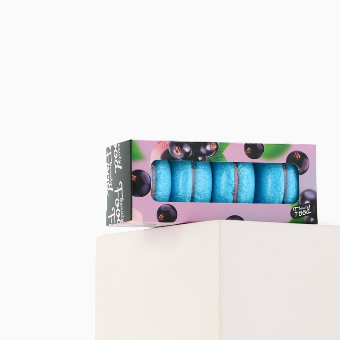 Подарочный набор косметики &laquo;Смородиновый сорбет&raquo;, бомбочки для ванны, 4 х 50 г, BEAUTY FOOD