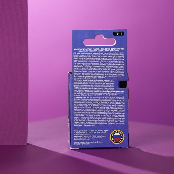 Ароматизатор Tensy Черный лед, бутылочка, 6 мл, ТВ-11 Ароматизатор Tensy Черный лед, бутылочка, 6 мл, ТВ-11