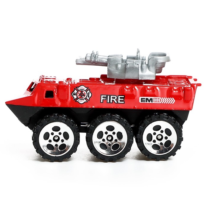 Набор металлических машин &laquo;Пожарная служба&raquo;, в наборе 15 шт