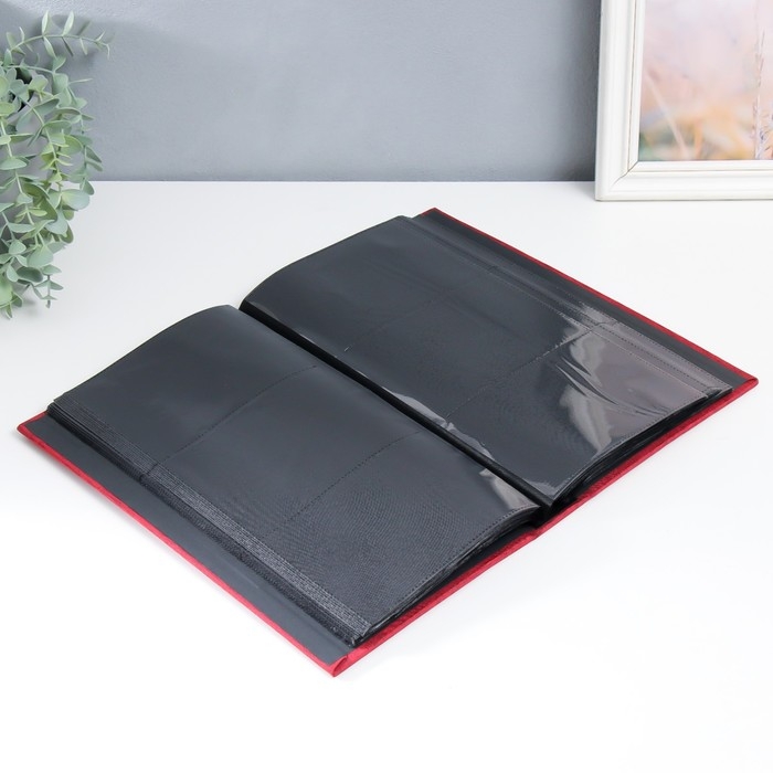 Фотоальбом на 300 фото 10х15 см Фотоальбом на 300 фото 10х15 см "Красный" текстиль 33х18х5 см