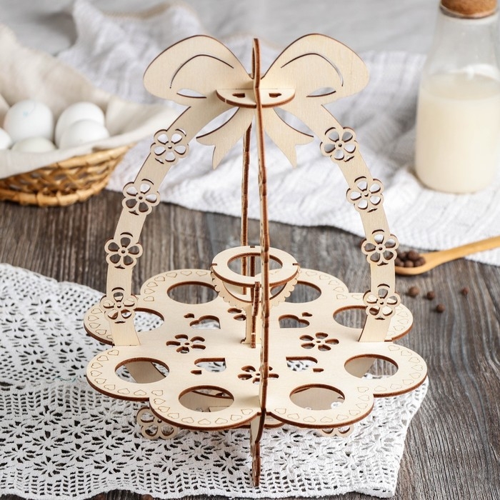 Подставка для яиц пасхальная, 9 ячеек, 22&times;22&times;29 см