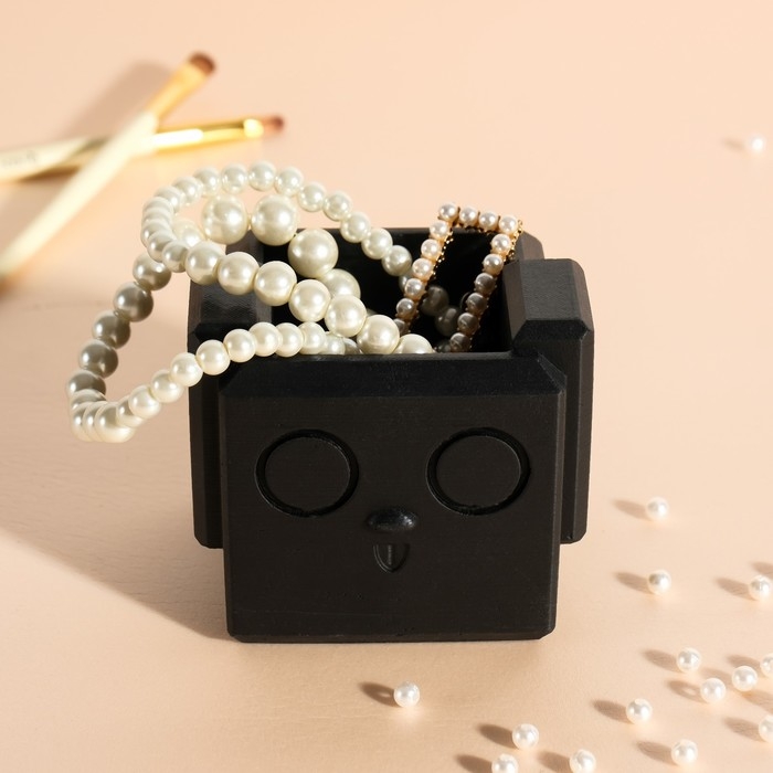 Предмет интерьера Предмет интерьера "Собачка" черная 6,5х7,5х6,5 см