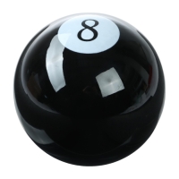 Ручка КПП, шар №8, под резьбу М8 / М10, диаметр 56 мм, черная Ручка КПП, шар №8, под резьбу М8 / М10, диаметр 56 мм, черная