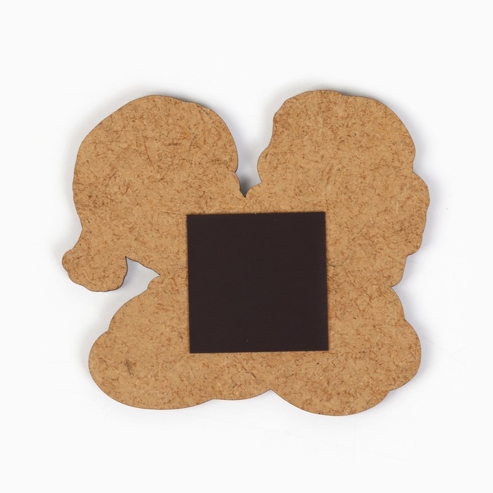 Магнит новогодний деревянный &laquo;Новый год: Любви и нежности&raquo;, 8 х 7.1 см