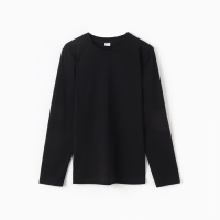 Джемпер (лонгслив) мужской MINAKU: Basic line MAN цвет черный ,размер 44