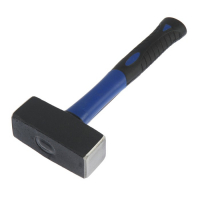 Кувалда кованая ТУНДРА, фиберглассовая трехкомпонентная рукоятка, 1.5 кг Кувалда кованая ТУНДРА, фиберглассовая трехкомпонентная рукоятка, 1.5 кг