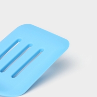 Лопатка с прорезями Доляна &laquo;Люкс&raquo;, 29,5&times;8&times;3 см, цвет голубой