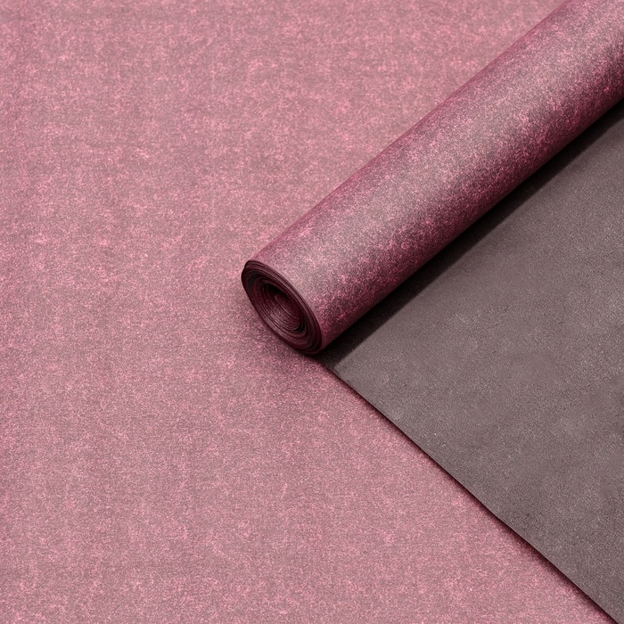 Пергамент флористический Пергамент флористический "Черно-красный", 0,6 х 10 м,52 г/м2