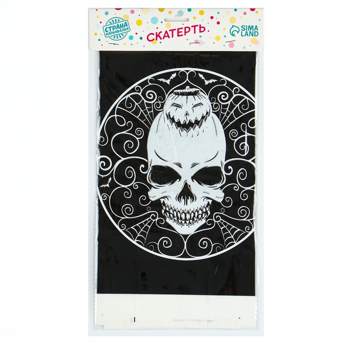 Скатерть &laquo;Череп&raquo;, 108х180 см