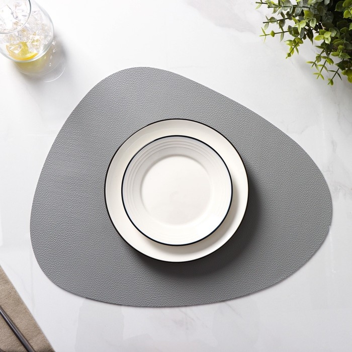 Набор салфеток сервировочных на стол Magistro «Тэм», 44×35 см, 4 шт, цвет серый Набор салфеток сервировочных на стол Magistro «Тэм», 44×35 см, 4 шт, цвет серый