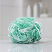 Мочалка для тела «Градиент», 40 гр, цвет зелёный Мочалка для тела «Градиент», 40 гр, цвет зелёный