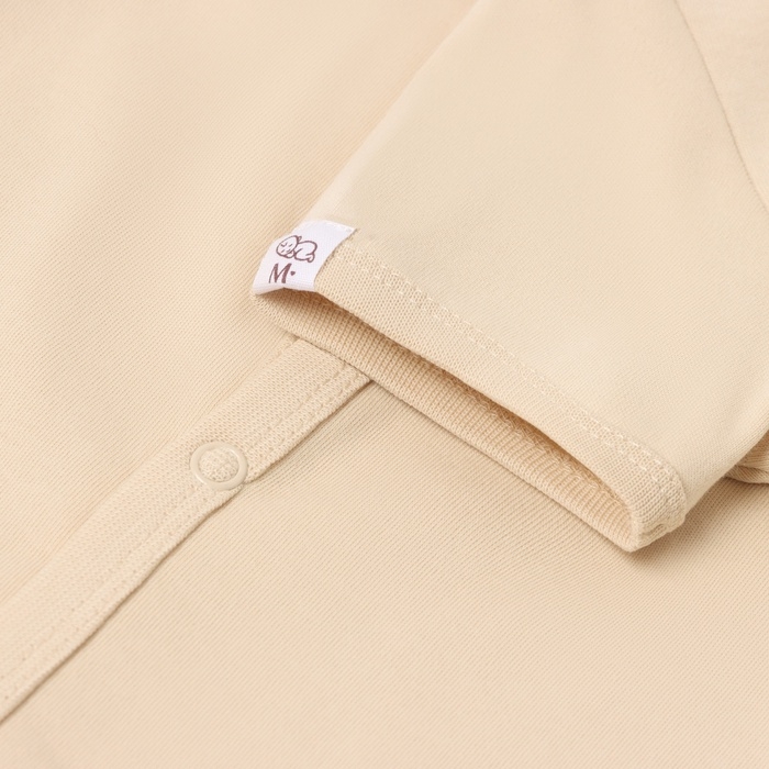 Боди детское MINAKU "Nature", цвет бежевый, рост 54-56 см