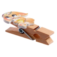 Прищепки декоративные &laquo;Милые зайчики&raquo;, набор 10 шт., 1,5 &times; 12 &times; 14 см