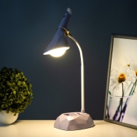 Настольная лампа "Делсер" LED 3Вт USB АКБ фиолетовый 14х13х39 см RISALUX Настольная лампа "Делсер" LED 3Вт USB АКБ фиолетовый 14х13х39 см RISALUX