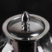 Чайник стеклянный заварочный с металлическим ситом «Жак», 700 мл Чайник стеклянный заварочный с металлическим ситом «Жак», 700 мл