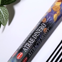 Благовония HEM "Attracts Money. Привлечение денег", 20 палочек в упаковке, шестигранник Благовония HEM "Attracts Money. Привлечение денег", 20 палочек в упаковке, шестигранник