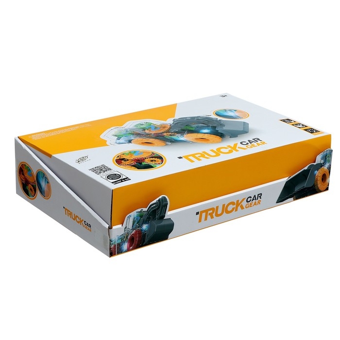 Трактор &laquo;Шестерёнки&raquo;, работает от батареек, световые эффект, МИКС