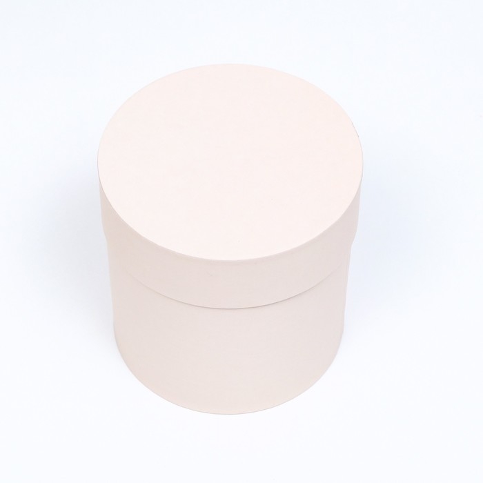 Набор шляпных коробок 5 в 1 "Ваниль", 20 &times; 20 &times; 20 ‒ 13,5 &times; 13,5 &times; 13,5 см