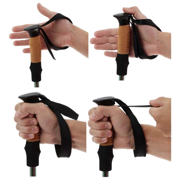 Палки треккинговые maclay Alu 100, телескопические, 2 шт.