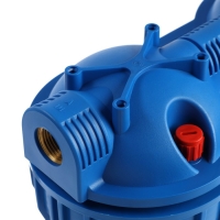 Корпус для фильтра ZEIN, 10SL, 1/2", двойной, для холодной воды, ключ, крепление, прозрачный 10198 Корпус для фильтра ZEIN, 10SL, 1/2", двойной, для холодной воды, ключ, крепление, прозрачный 10198