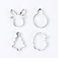 Новый год. Набор форм для печенья &laquo;Счастливого Нового года&raquo;, 4 шт