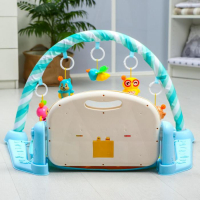 Развивающий коврик &laquo;Жирафик&raquo;, с пианино, голубой