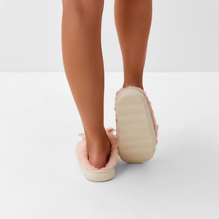 Тапочки женские, размер 38-39, цвет розовый