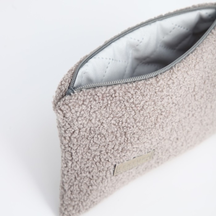 Косметичка на молнии, TEXTURA, цвет серый Косметичка на молнии, TEXTURA, цвет серый