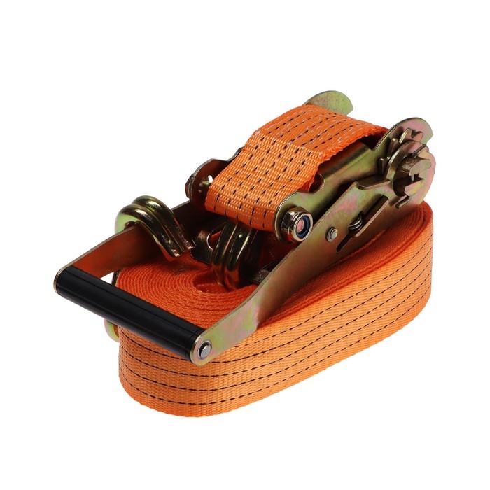 Стяжка груза с механизмом, ширина ленты 50 мм, нагрузка 3000 кг, длина 10 м Стяжка груза с механизмом, ширина ленты 50 мм, нагрузка 3000 кг, длина 10 м