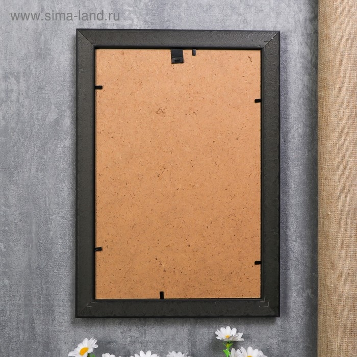 Фоторамка пластик Gallery 20х30 см, 277 чёрный (пластиковый экран)