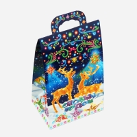 Новый год. Подарочная коробка новогодняя Сумочка мини "Неон.Инсталяция" 140 x 100 x 223 см. Новый год. Подарочная коробка новогодняя Сумочка мини "Неон.Инсталяция" 140 x 100 x 223 см.