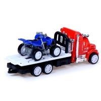 Грузовик инерционный &laquo;Эвакуатор&raquo; с квадроциклом, МИКС