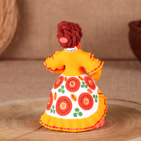 Дымковская игрушка "Барыня нарядная", микс