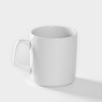 Кружка фарфоровая &laquo;Эльза&raquo;, 350 мл, d=8,2 см, белая