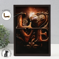 Ключница открытая "Love" 5 крючков, 23х32 см Ключница открытая "Love" 5 крючков, 23х32 см