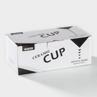 Чайная пара с ложкой &laquo;Весна&raquo;, кружка 300 мл, 11,5&times;8&times;8 см, блюдце 19,5&times;10,5 см, керамика, цвет голубой